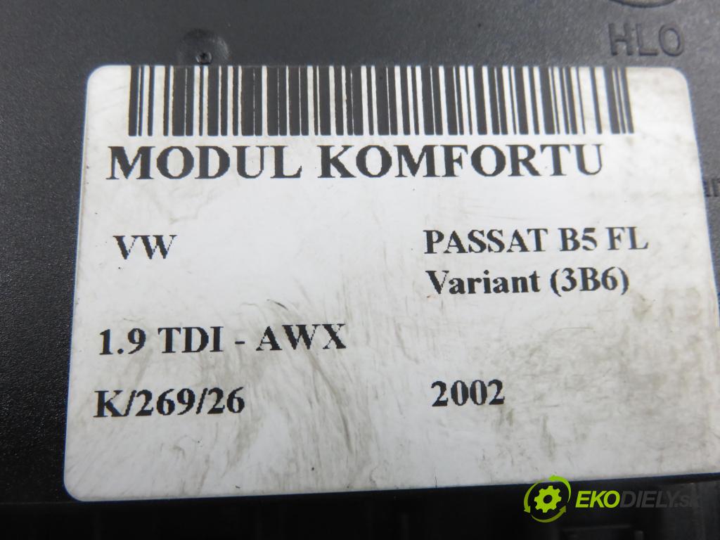 VW PASSAT B5.5 Variant (3B6) KOMBI 2002 96,00 1.9 TDI - AWX 1896,00 MODUL komfortu 1C0959799A ; 5DK00821300