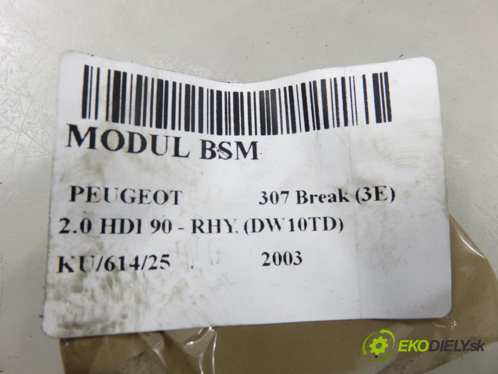 PEUGEOT 307 Break (3E) KOMBI 2003 66,00 2.0 HDI 90 - RHY (DW10TD) 1997,00 MODUL BSM 9650664180
