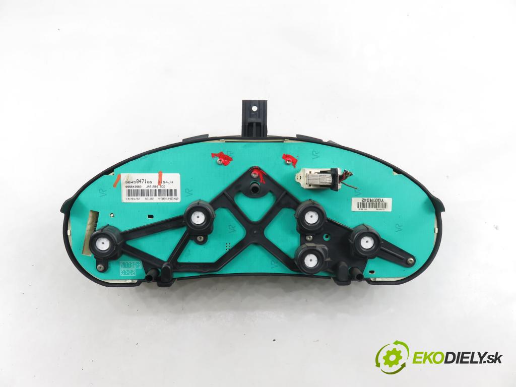 PEUGEOT 206 liftback (2A/C) HB 2003 55,00 1.4 75 - KFW 1360,00 Prístrojovka elektrický 9645847180