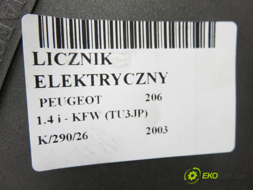 PEUGEOT 206 liftback (2A/C) HB 2003 55,00 1.4 75 - KFW 1360,00 Prístrojovka elektrický 9645847180