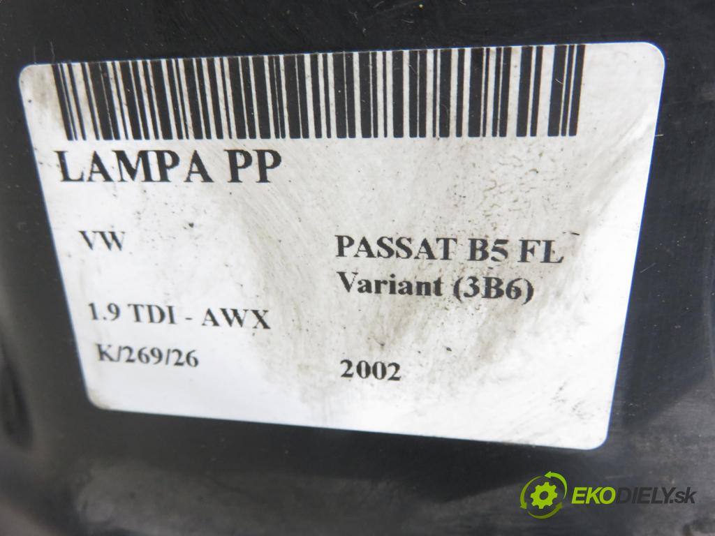VW PASSAT B5.5 Variant (3B6) KOMBI 2002 96,00 1.9 TDI - AWX 1896,00 Svetlo PP
