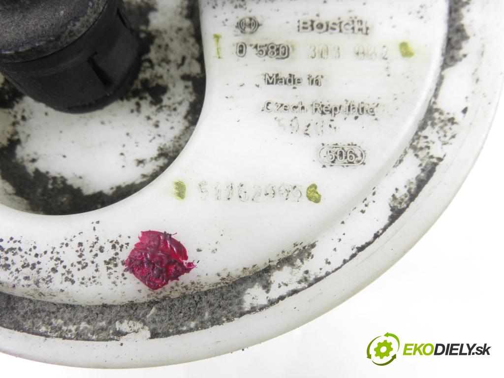 FIAT DOBLO nadwozie wielkoprzestrzenne (MPV) (119_, 223_) KOMBIVAN 2006 62,00 1.3 D Multijet - 223 A9.000 1248,00 pumpa paliva 51762999 ; 0580303082