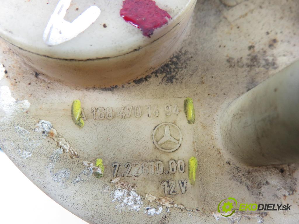 MERCEDES-BENZ KLASA A (W168) HB 1999 60,00 1.4 A 140 82 - M 166.940 1397,00 pumpa paliva 1684701494 ; 72281000