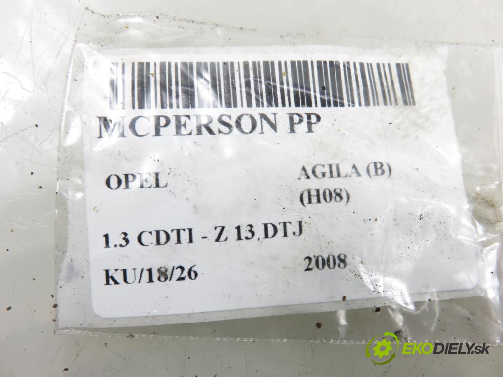 OPEL AGILA (B) (H08) HB 2008 55,00 1.3 CDTI - Z 13 DTJ 1248,00 MCPERSON PP