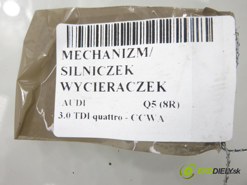 AUDI Q5 (8R) SUV 2010 176,00 3.0 TDI quattro - CCWA 2967,00 Motorček stieračov 8R1955023D ; 3397021187 ; 8R1955119A