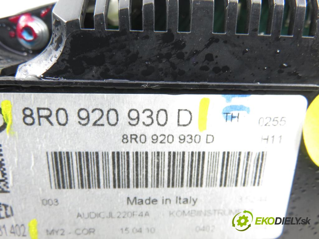 AUDI Q5 (8R) SUV 2010 176,00 3.0 TDI quattro - CCWA 2967,00 prístrojovka elektrický 8R0920930D ; 503002381402