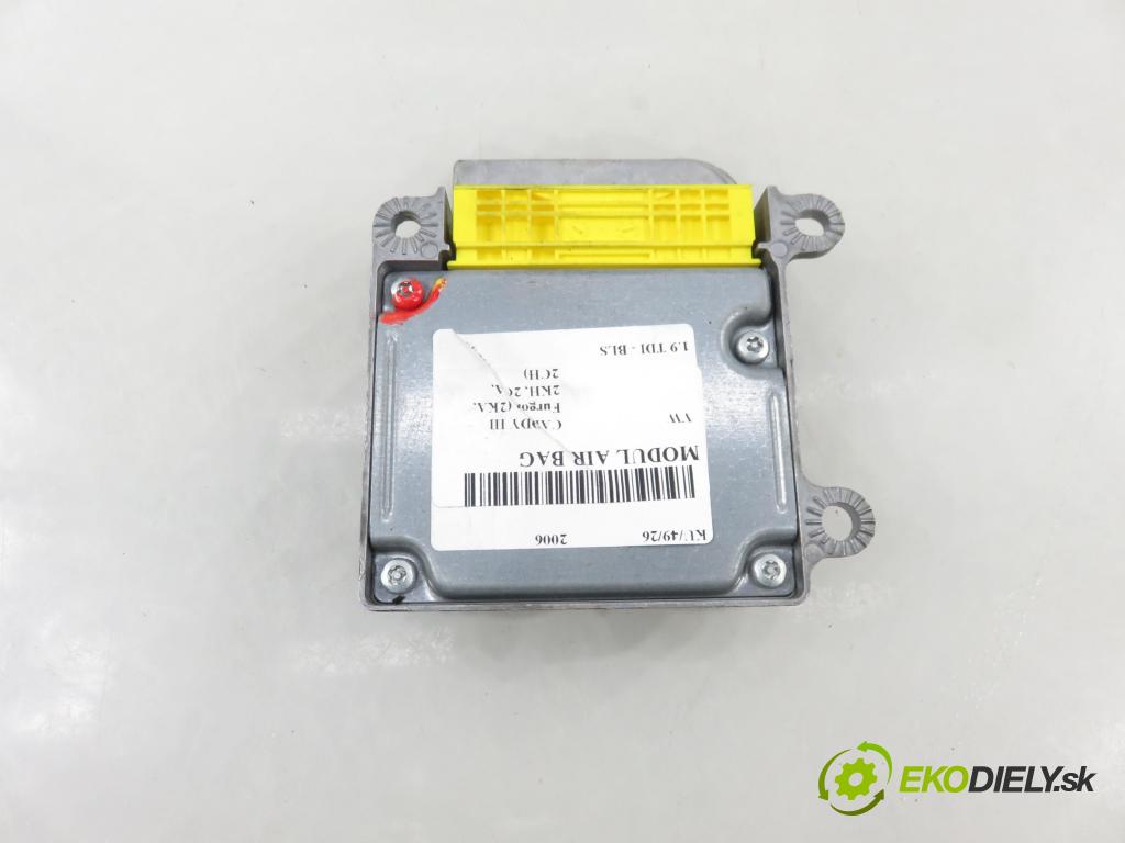 VW CADDY III Furgon (2KA, 2KH, 2CA, 2CH) FURGON 2006 77,00 1.9 TDI - BLS 1896,00 MODUL air BAG 6Q0909605AH ; 5WK43351