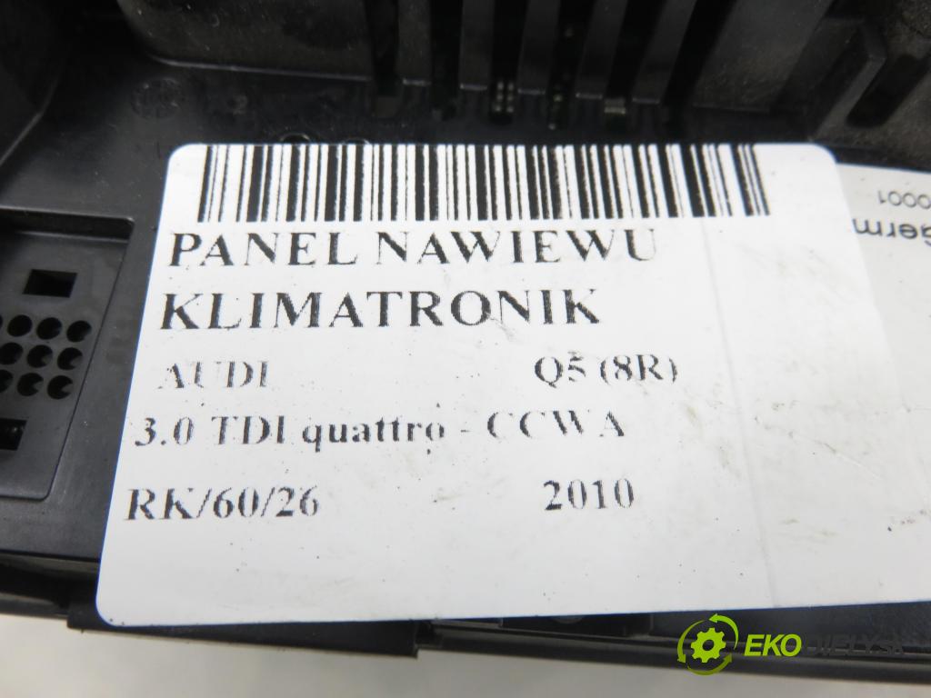AUDI Q5 (8R) SUV 2010 176,00 3.0 TDI quattro - CCWA 2967,00 Panel topení KLIMATRONIK 8T1820043AP ; A2C53346678