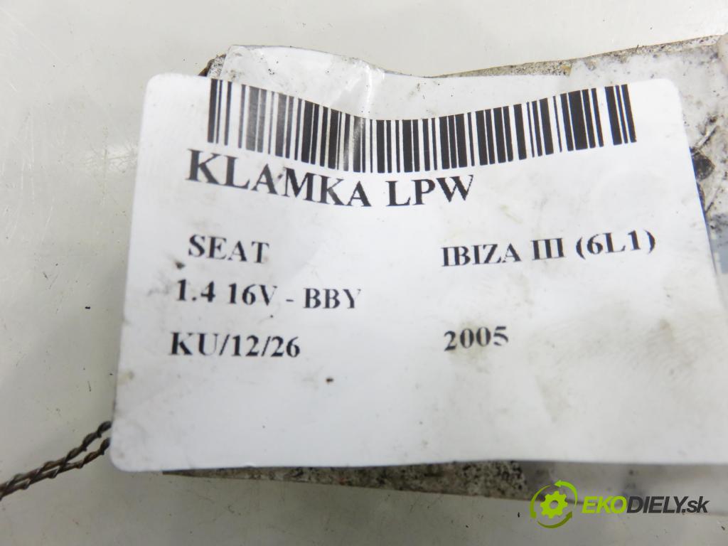 SEAT IBIZA III (6L1) HB 2005 55,00 1.4 16V - BBY 1390,00 klika LPW 6L1837113C