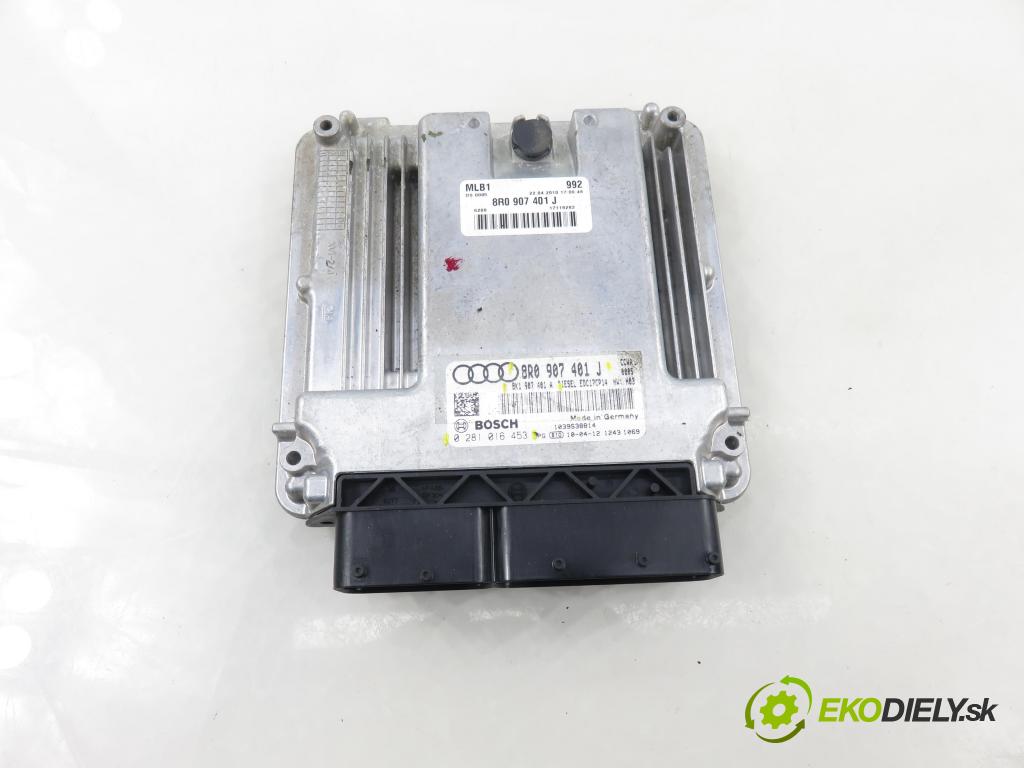 AUDI Q5 (8R) SUV 2010 176,00 3.0 TDI quattro - CCWA 2967,00 řídící jednotka motora 8R0907401J ; 0281016453 ; 8K0907401A