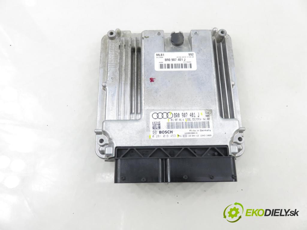 AUDI Q5 (8R) SUV 2010 176,00 3.0 TDI quattro - CCWA 2967,00 řídící jednotka motora 8R0907401J ; 0281016453 ; 8K0907401A