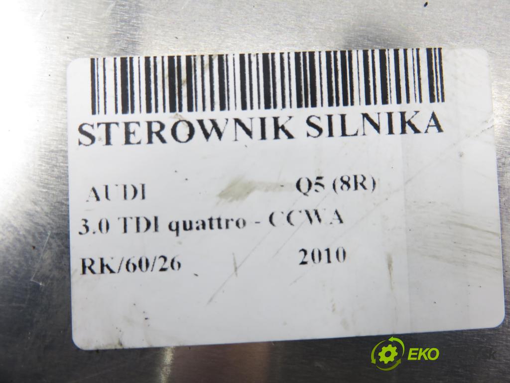 AUDI Q5 (8R) SUV 2010 176,00 3.0 TDI quattro - CCWA 2967,00 řídící jednotka motora 8R0907401J ; 0281016453 ; 8K0907401A