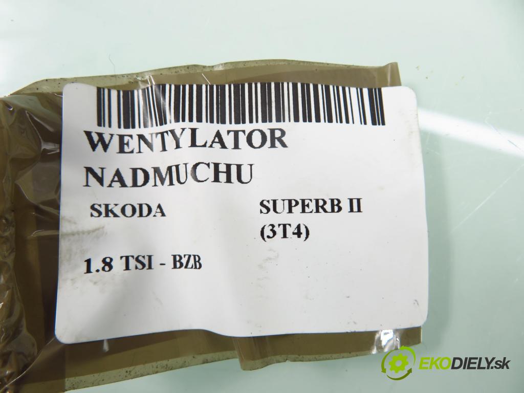 SKODA SUPERB II (3T4) LIFTBACK 2009 118,00 1.8 TSI - BZB 1798,00 ventilátor větráku 3C0907521D ; 2468105383 ; 3C1820015L