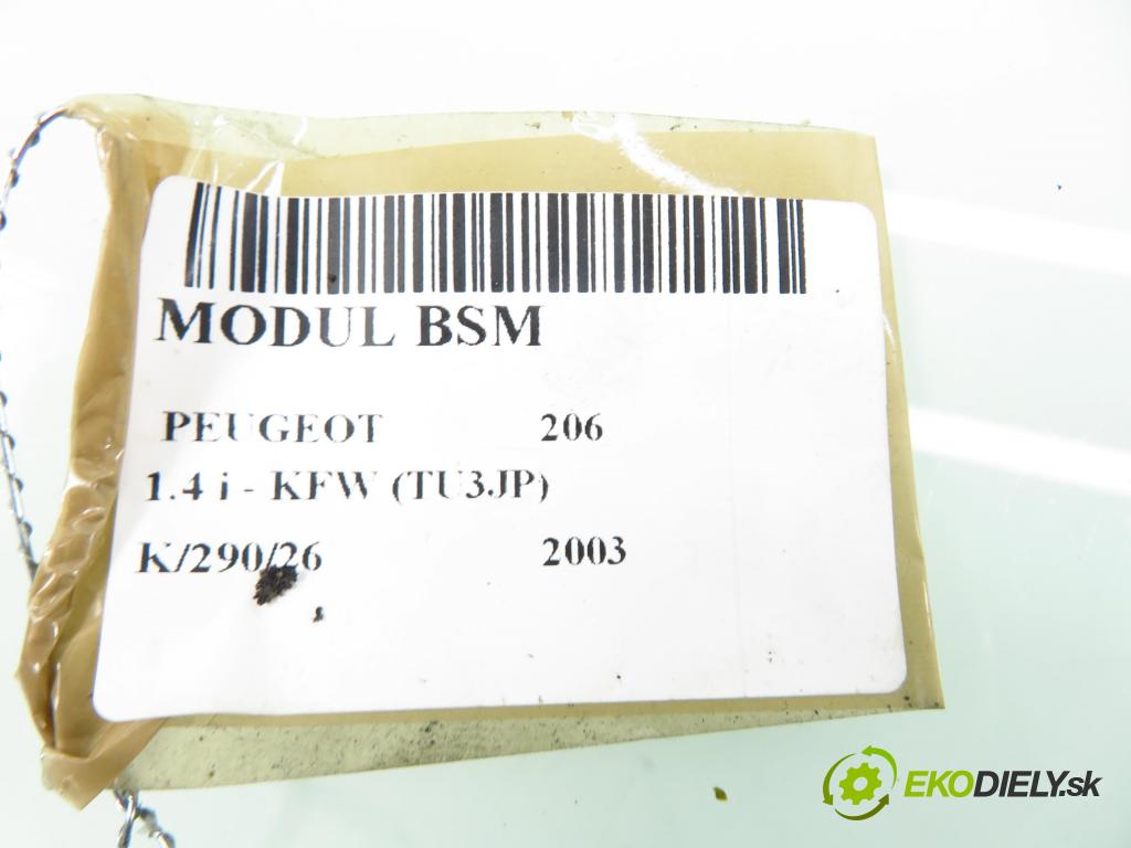 PEUGEOT 206 liftback (2A/C) HB 2003 55,00 1.4 75 - KFW 1360,00 MODUL BSM 9657608580