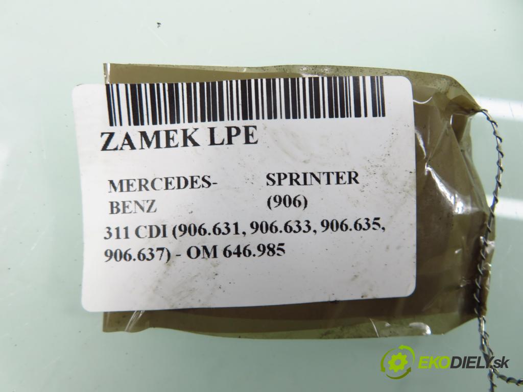 MERCEDES-BENZ SPRINTER 3,5-t Skrzynia (906) FURGON 2007 80,00 311 CDI (906.631, 906.633, 906.635, 906.637) - OM  2148,00 zámok A9067202135