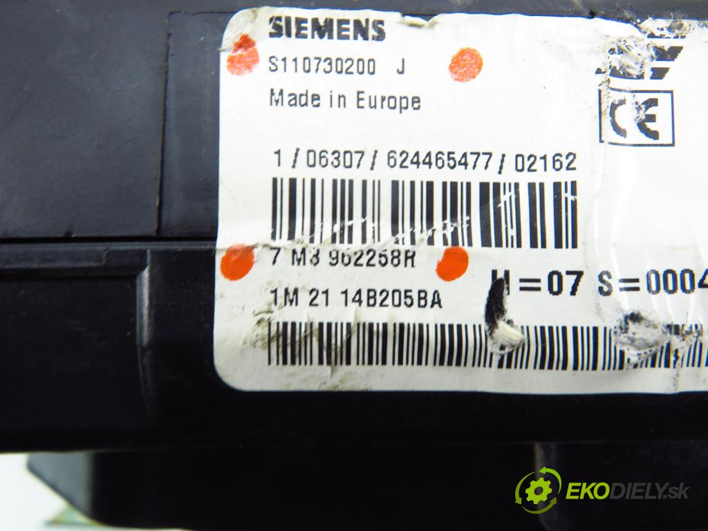 FORD GALAXY (WGR) MINIVAN 2002 85,00 2.0 i DOHC 116 - NSE 1998,00 MODUL BSI S110730200J ; 7M3962258R