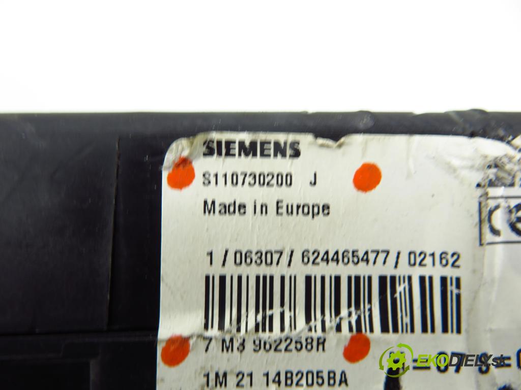 FORD GALAXY (WGR) MINIVAN 2002 85,00 2.0 i DOHC 116 - NSE 1998,00 MODUL BSI S110730200J ; 7M3962258R