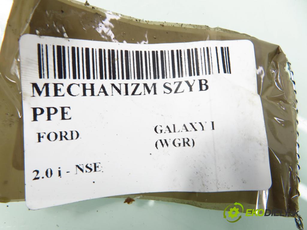 FORD GALAXY (WGR) MINIVAN 2002 85,00 2.0 i DOHC 116 - NSE 1998,00 mechanismus oken PPE YM21A23200AA ; 7M3837402