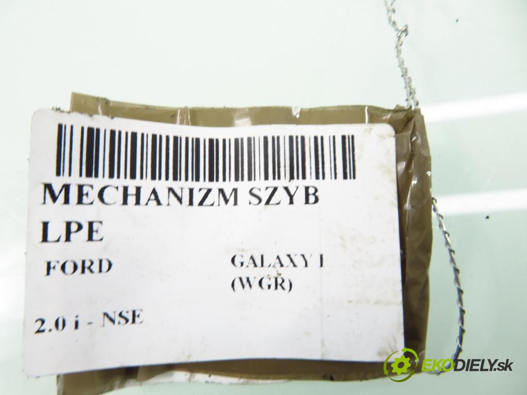 FORD GALAXY (WGR) MINIVAN 2002 85,00 2.0 i DOHC 116 - NSE 1998,00 Mechanizmus okien YM21A23201AA ; 7M3837401