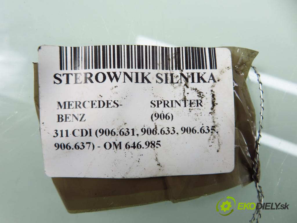 MERCEDES-BENZ SPRINTER 3,5-t Skrzynia (906) FURGON 2007 80,00 311 CDI (906.631, 906.633, 906.635, 906.637) - OM  2148,00 Riadiaca jednotka Motor A6461500477 ; 0281014202