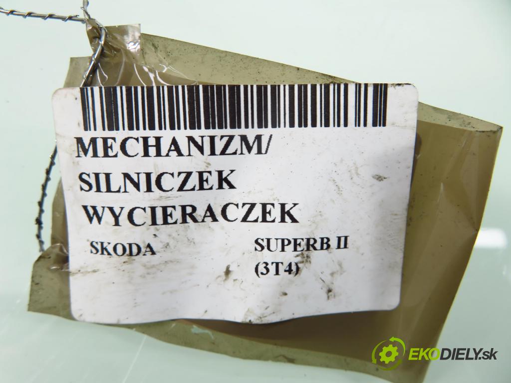 SKODA SUPERB II (3T4) LIFTBACK 2009 118,00 1.8 TSI - BZB 1798,00 MECHANISMUS/ motorek stěračů 3T1955119 ; 0821686210 ; 3397020927