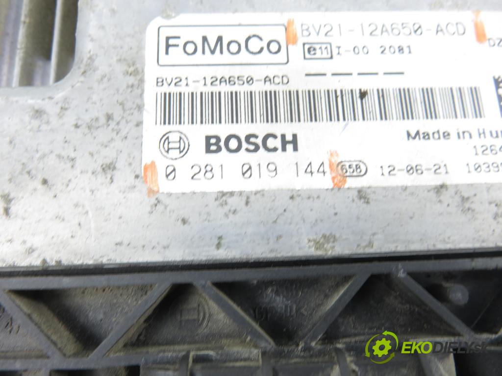FORD FIESTA VI Van HB 2010 51,00 1.4 TDCi - KVJA 1399,00 řídící jednotka motora BV2112A650ACD ; 0281019144