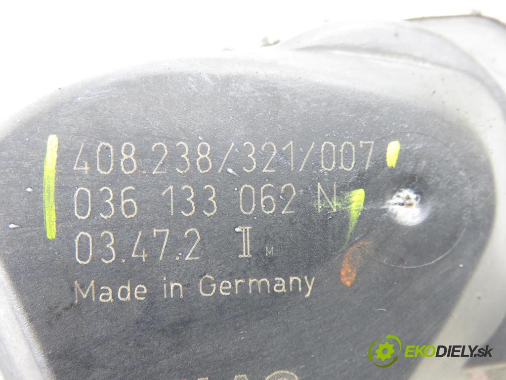 SEAT IBIZA III (6L1) HB 2003 55,00 1.4 16V - BBY 1390,00 škrtíci klapka 036133062N ; 408238321007 (Škrticí klapka)