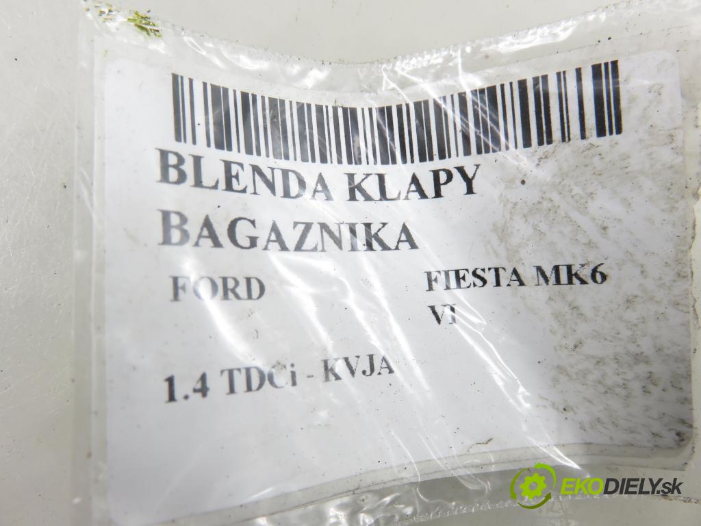 FORD FIESTA VI Van HB 2010 51,00 1.4 TDCi - KVJA 1399,00 zadní část - čelo dveří kufr 8A61A43404BHW