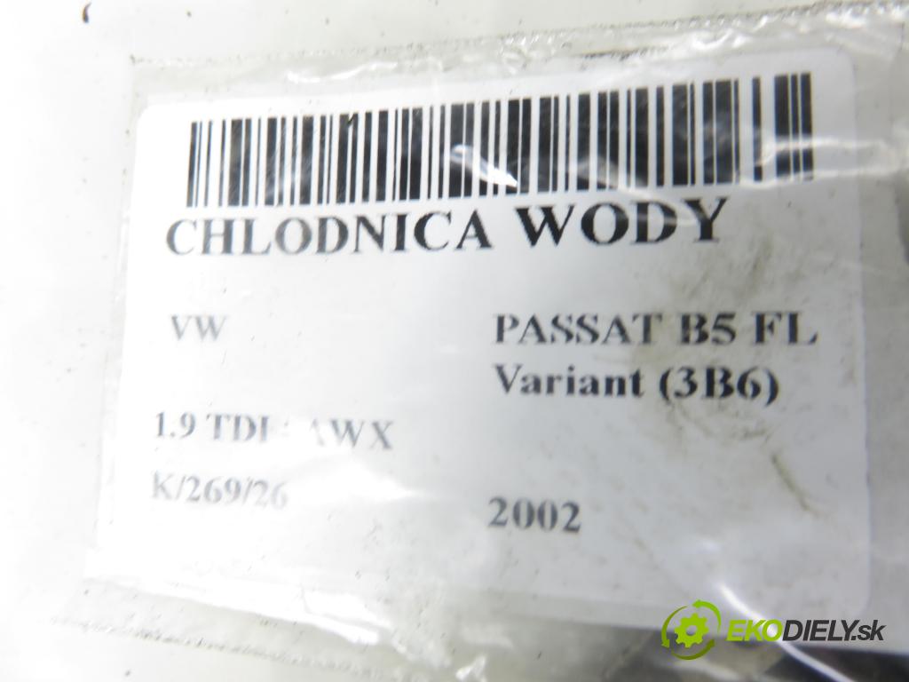 VW PASSAT B5.5 Variant (3B6) KOMBI 2002 96,00 1.9 TDI - AWX 1896,00 chladič vody