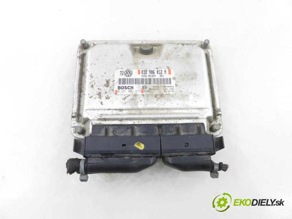VW GOLF IV (1J1) HB 2001 66,00 1.9 TDI 90 - ALH 1896,00 řídící jednotka motora 038906012M ; 0281001979