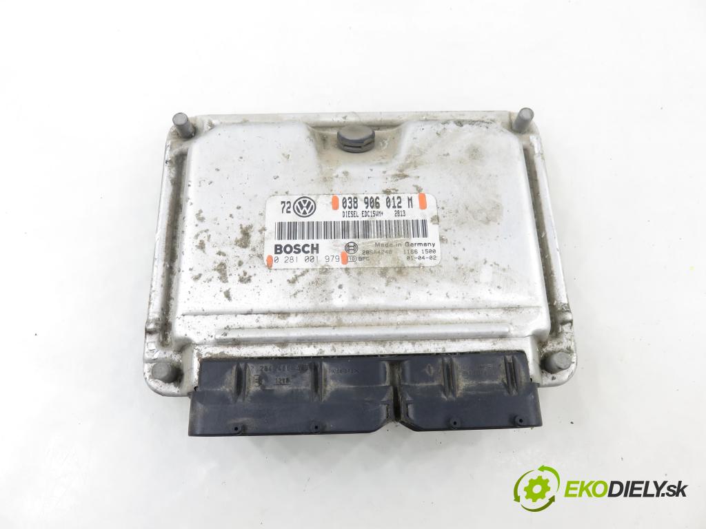 VW GOLF IV (1J1) HB 2001 66,00 1.9 TDI 90 - ALH 1896,00 řídící jednotka motora 038906012M ; 0281001979