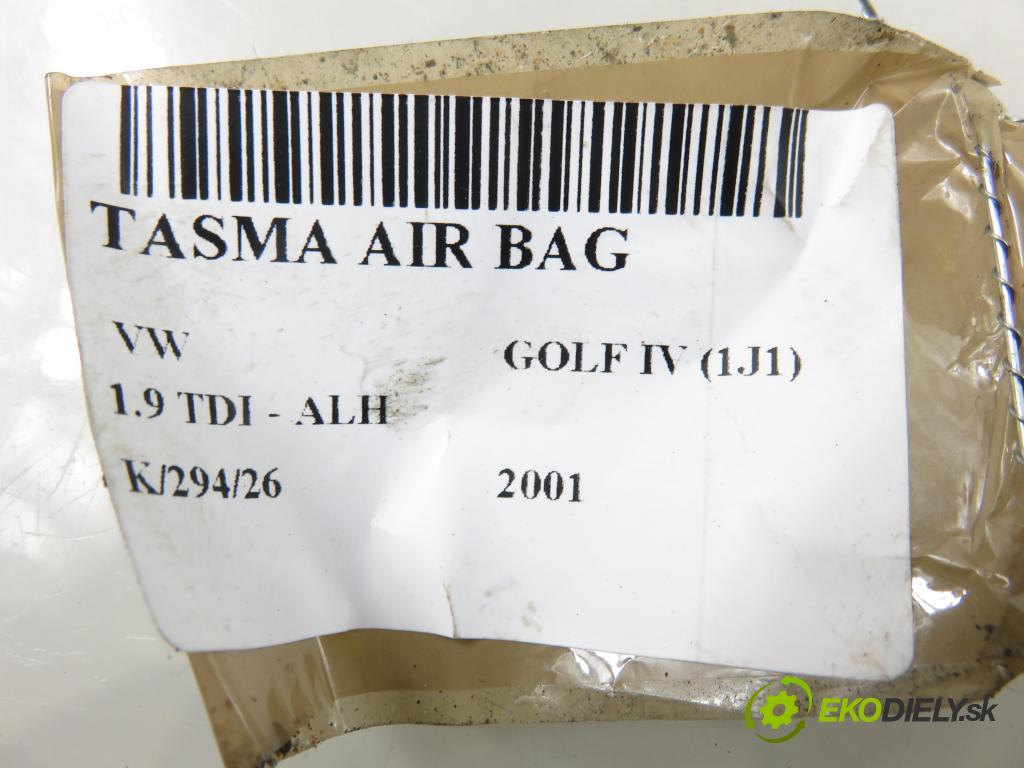 VW GOLF IV (1J1) HB 2001 66,00 1.9 TDI 90 - ALH 1896,00 PÁSKA: air BAG 1J0959654AC