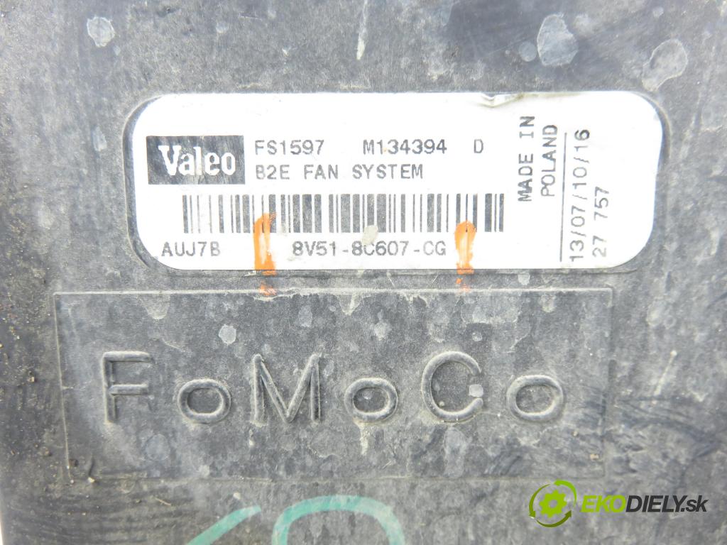 FORD FIESTA VI Van HB 2010 51,00 1.4 TDCi - KVJA 1399,00 Ventilátor chladič klíma/voda 8V518C607CG