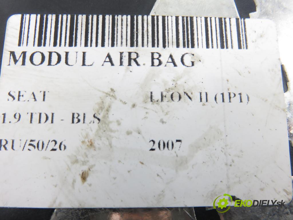 SEAT LEON (1P1) HB 2007 77,00 1.9 TDI - BLS 1896,00 MODUL air BAG 3C0909605L