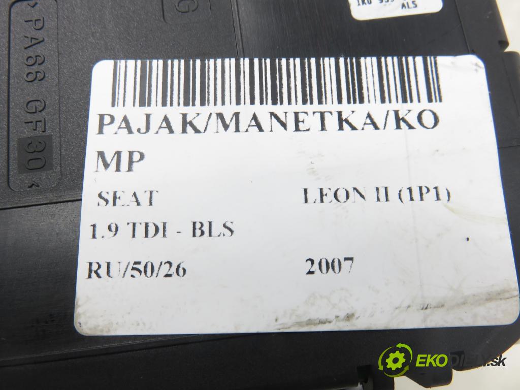 SEAT LEON (1P1) HB 2007 77,00 1.9 TDI - BLS 1896,00 PAKA/ŘAZENÍ/SADA: 1K0953503DT