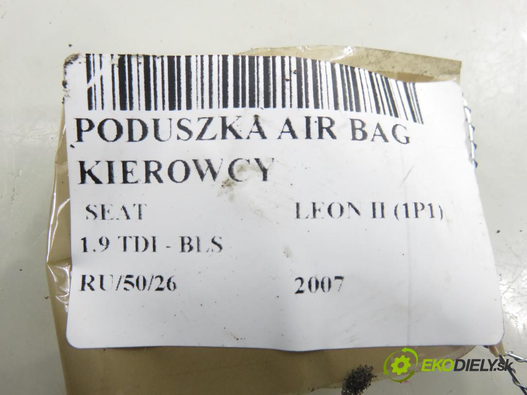 SEAT LEON (1P1) HB 2007 77,00 1.9 TDI - BLS 1896,00 AirBag air BAG volantu 1P0880201B