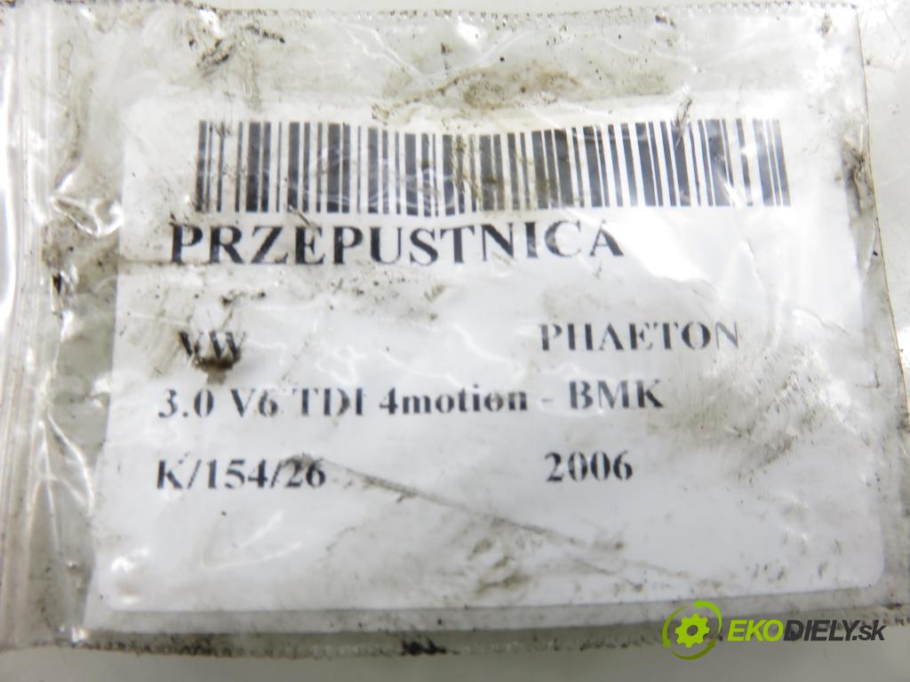 VW PHAETON (3D1, 3D2, 3D3, 3D4, 3D6, 3D7, 3D8, 3D9) SEDAN 2006 165,00 3.0 TDI 2967,00 Škrtiaca klapka 4E0145950J (Škrtiaca klapka)