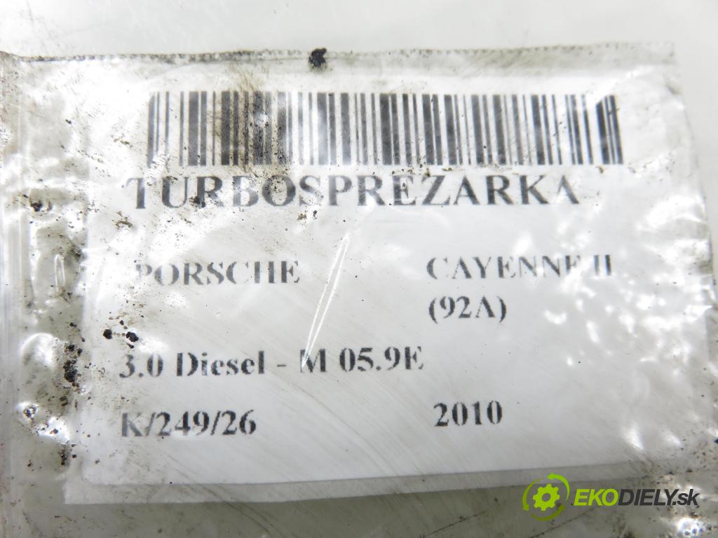 PORSCHE CAYENNE II (92A) SUV 2010 176,00 3.0 Diesel - M 05.9E 2967,00 Turbodúchadlo 059145722R (Turbodúchadlo (kompletné))