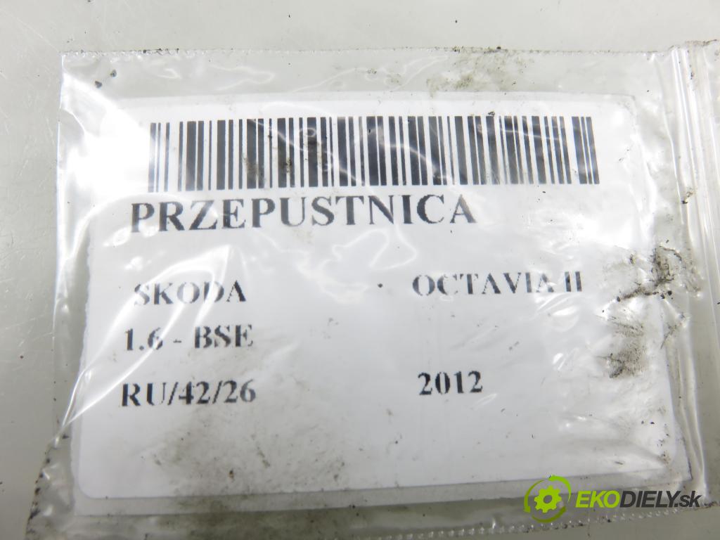 SKODA OCTAVIA II (1Z3) LIFTBACK 2012 75,00 1.6 - BSE 1595,00 Škrtiaca klapka 06A133062AT ; A2C53093430 (Škrtiaca klapka)