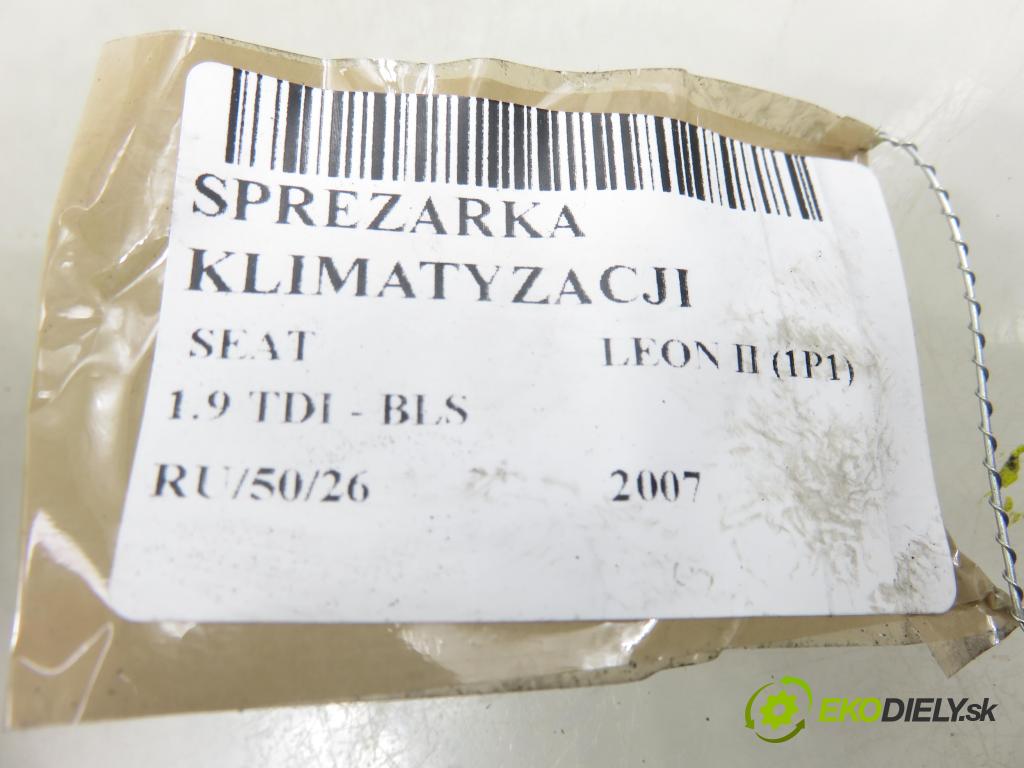 SEAT LEON (1P1) HB 2007 77,00 1.9 TDI - BLS 1896,00 KOMPRESOR: klimatizace 1K0820859F (Kompresor klimatizace)