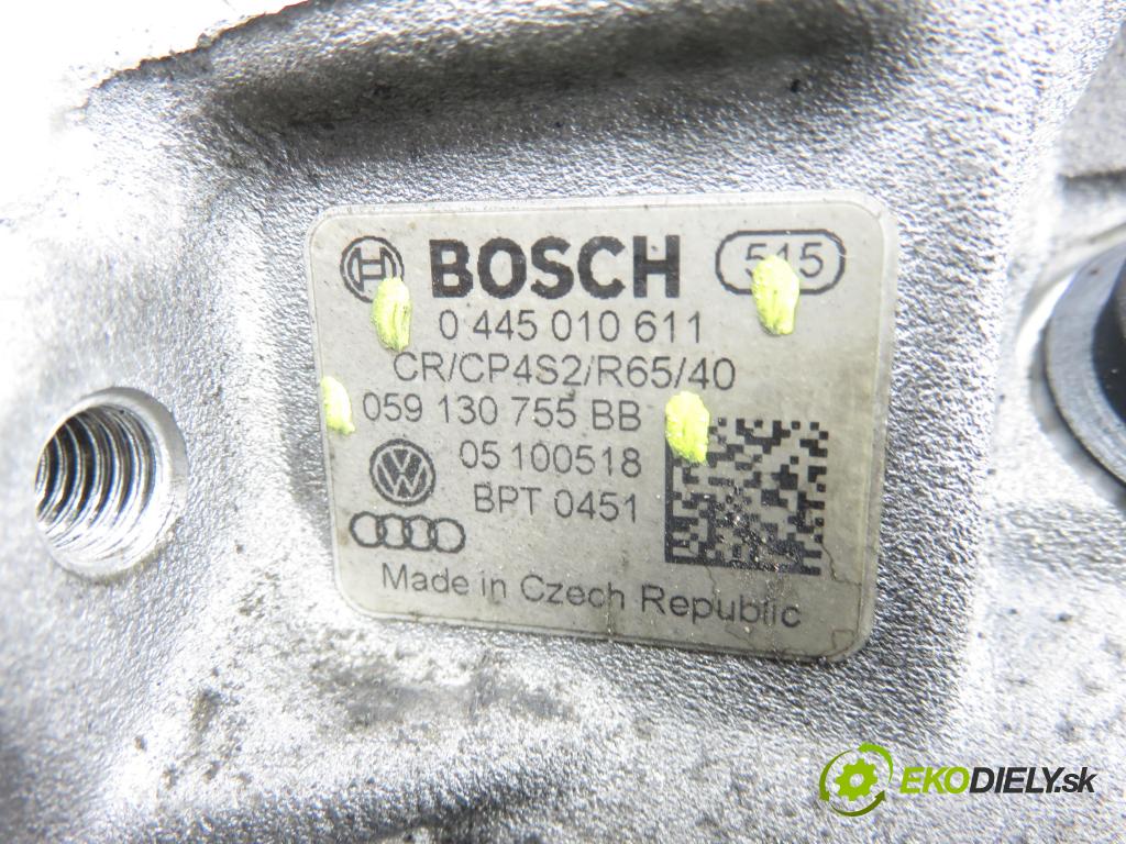 PORSCHE CAYENNE II (92A) SUV 2010 176,00 3.0 Diesel - M 05.9E 2967,00 pumpa vysokého TLAK: 0445010611 ; 059130755BB