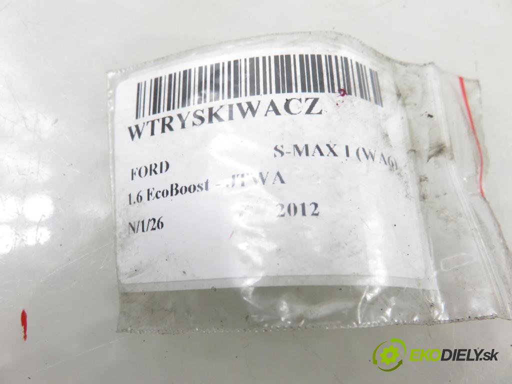 FORD S-MAX (WA6) MINIVAN 2012 118,00 1.6 EcoBoost - JTWB 1596,00 vstřikovač 0261500103 ; BM5G9F593BA (Vstřikovač paliva)