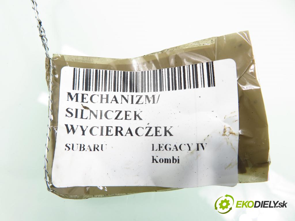SUBARU LEGACY IV Kombi (BP) KOMBI 2007 121,00 2.0 16V DOHC AWD (BP5) - EJ204 EJ20F BiFuel 1994,00 Motorček stieračov 6Y0532214