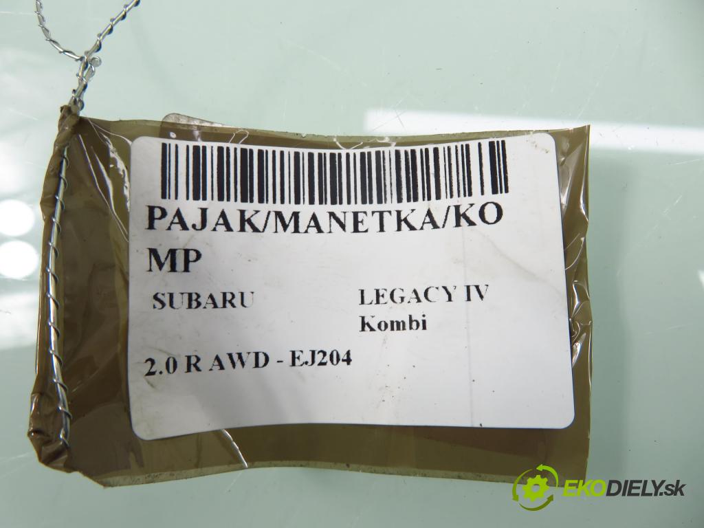 SUBARU LEGACY IV Kombi (BP) KOMBI 2007 121,00 2.0 16V DOHC AWD (BP5) - EJ204 EJ20F BiFuel 1994,00 PAKA/ŘAZENÍ/SADA: 83161AG13