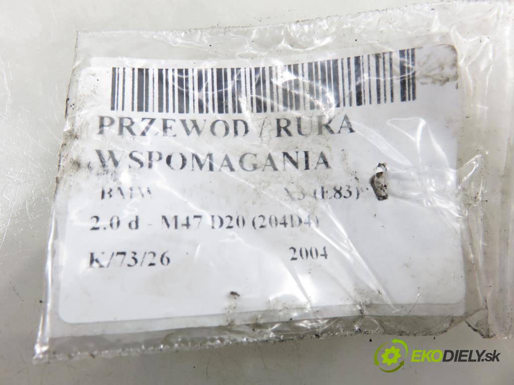 BMW X3 (E83) SUV 2004 110,00 2.0 d 150 - M47 D20 (204D4) 1995,00 trubka / Rúra servočerpadlo 324123498211
