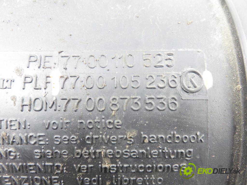 RENAULT CLIO II (BB_, CB_) HB 2003 43,00 1.2 8V 58 - D7F 726 1149,00 Obal filtra vzduchu 7700105236K (Obal vzduchového filtra)