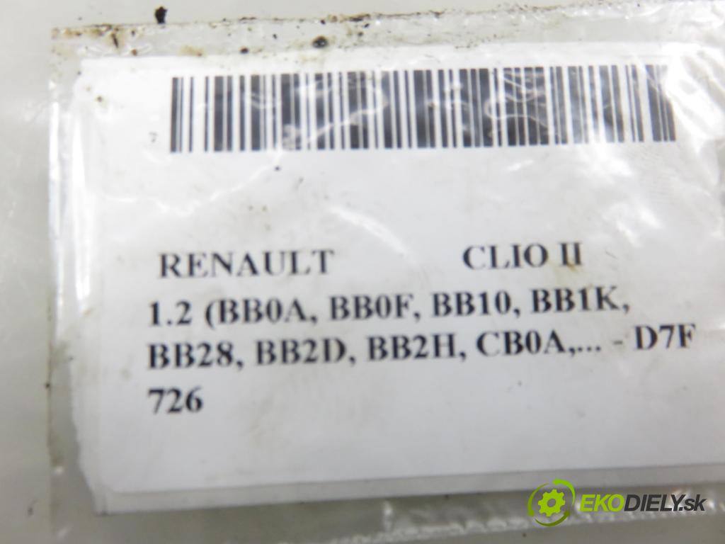 RENAULT CLIO II (BB_, CB_) HB 2003 43,00 1.2 8V 58 - D7F 726 1149,00 Obal filtra vzduchu 7700105236K (Obal vzduchového filtra)