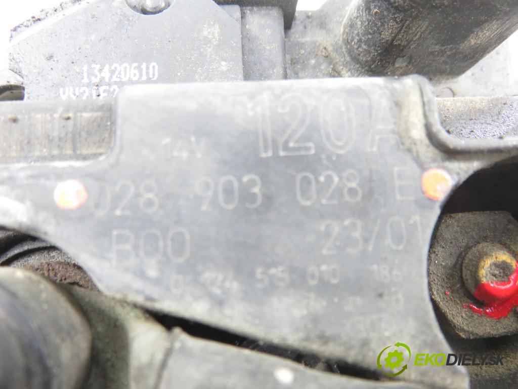 AUDI A3 (8L1) HB 2000 81,00 1.9 TDI 110 - AHF 1896,00 Alternátor 028903028E (Alternátor)