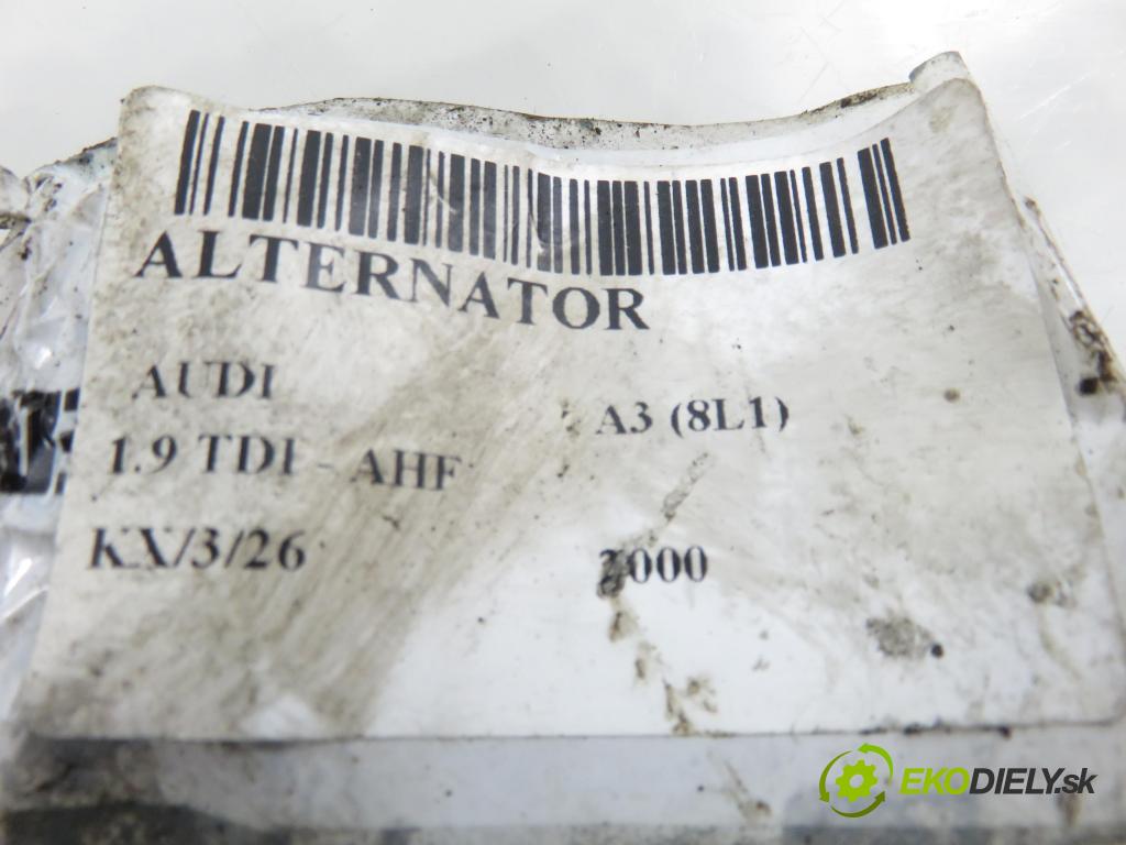 AUDI A3 (8L1) HB 2000 81,00 1.9 TDI 110 - AHF 1896,00 Alternátor 028903028E (Alternátor)