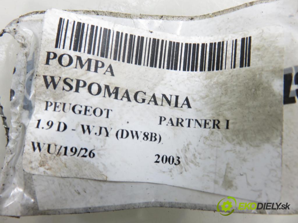 PEUGEOT PARTNER Combispace (5F) KOMBIVAN 2003 51,00 1.9 D - WJY (DW8B) 1868,00 pumpa servočerpadlo  (Servočerpadlo)